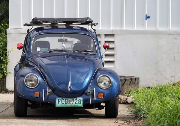 Fusca azul