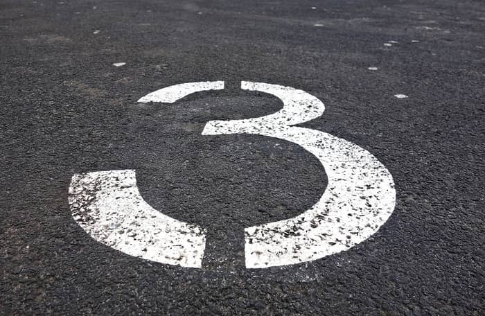 Significado geral de sonhar com o número 3