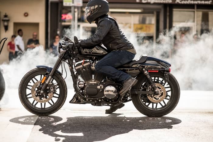 Moto acidentada
